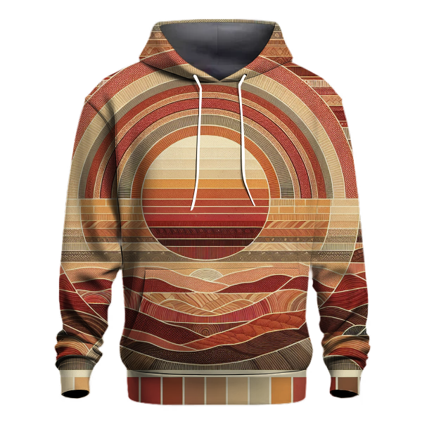 Rustic Sunset Trail Hoodie