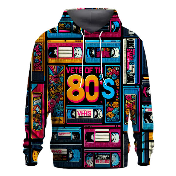 Vintage VHS Tapes Collection Hoodie