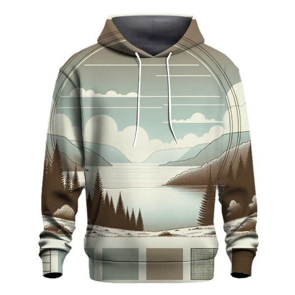 Minimalist Nordic Scenery Hoodie