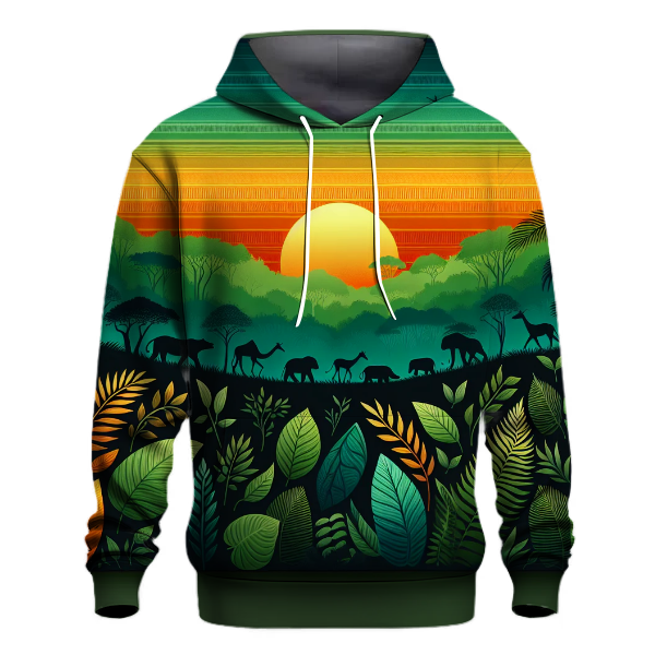 Jungle Safari Gradient Hoodie