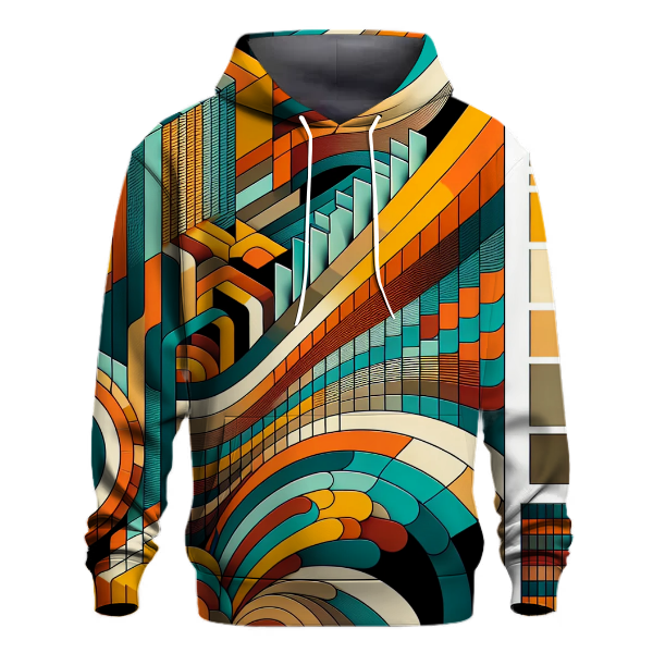 Funky Geo Blocks Hoodie