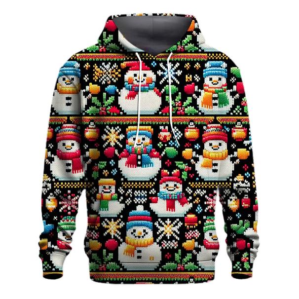 Jolly Snowman Parade Design Hoodie