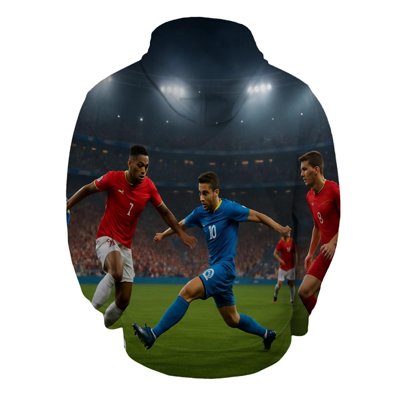 Soccer Stripes Half Zip Hoodie