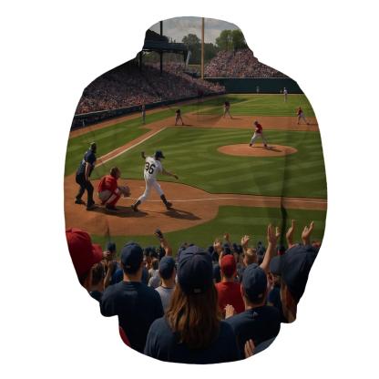 Baseball All-Star Half Zip Hoodie
