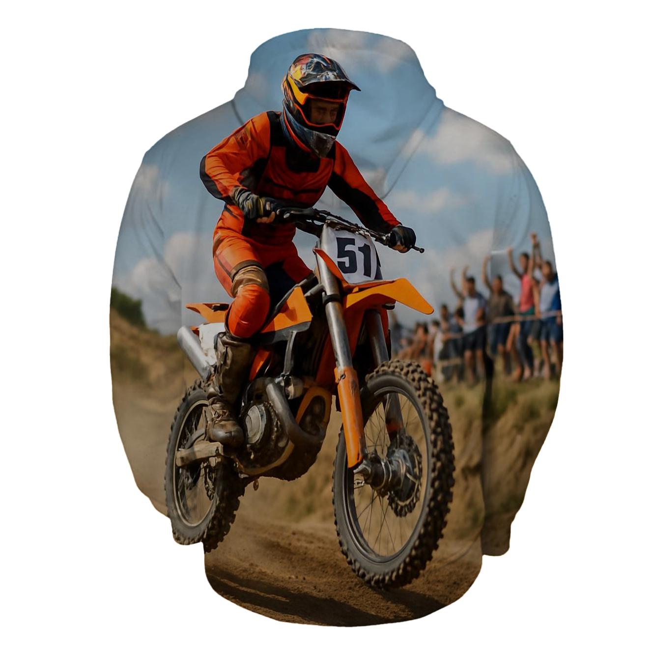 Motocross Adventure Half Zip Hoodie