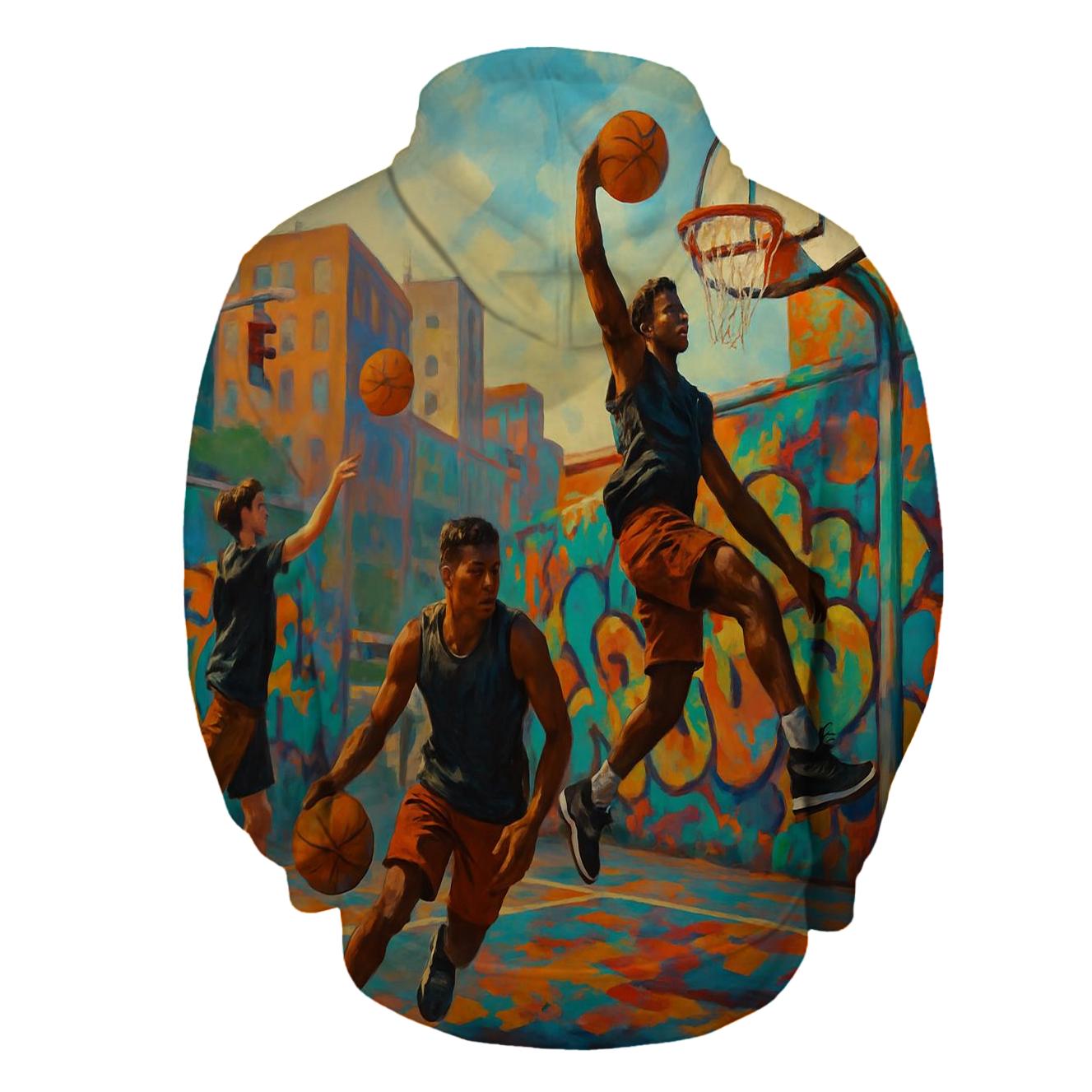 Urban Street Basketball Half Zip Hoodie
