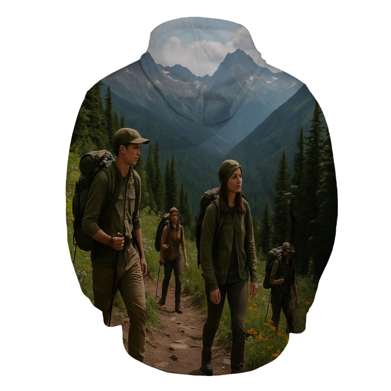 Hiking Adventure Half Zip Hoodie