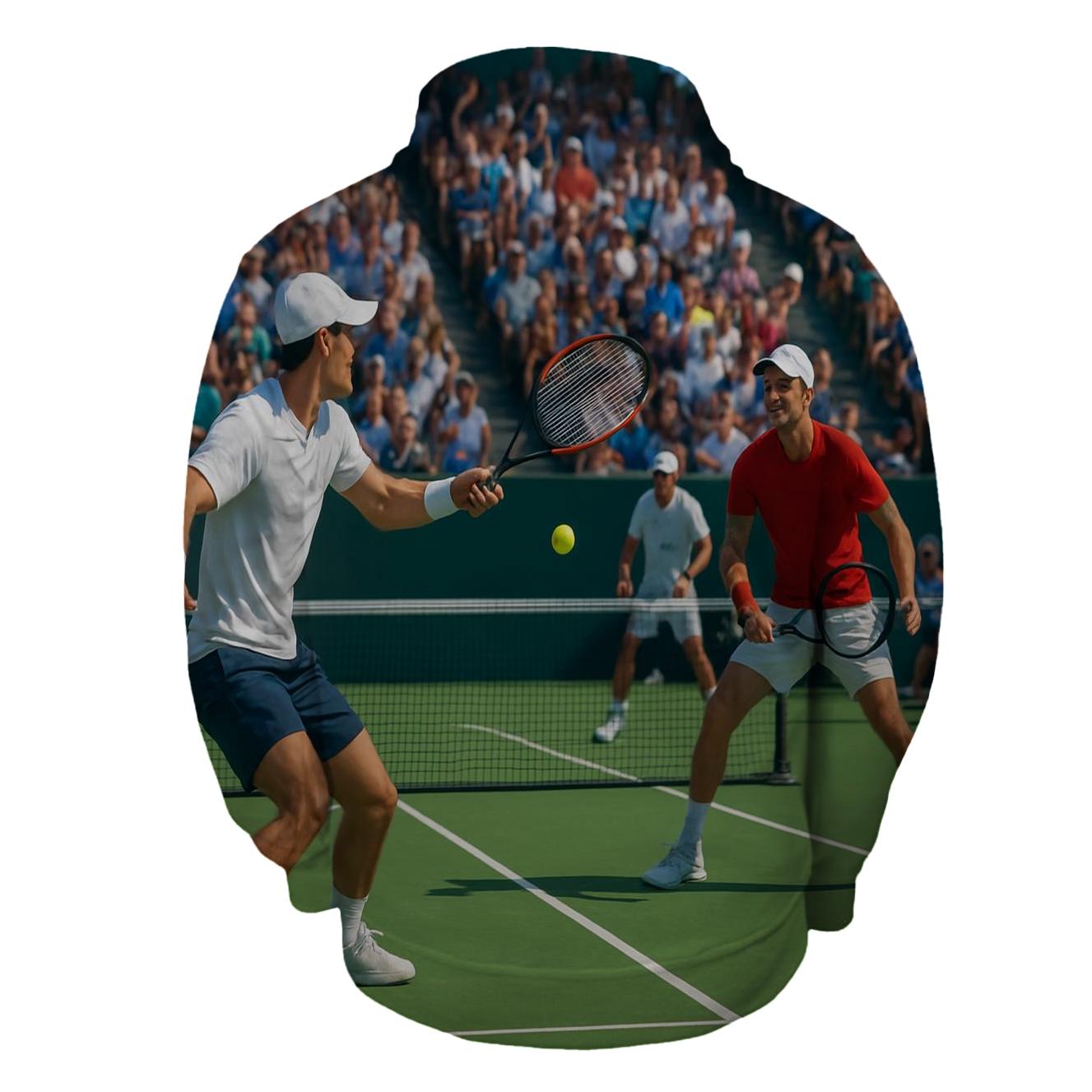 Tennis Court Dreams Half Zip Hoodie