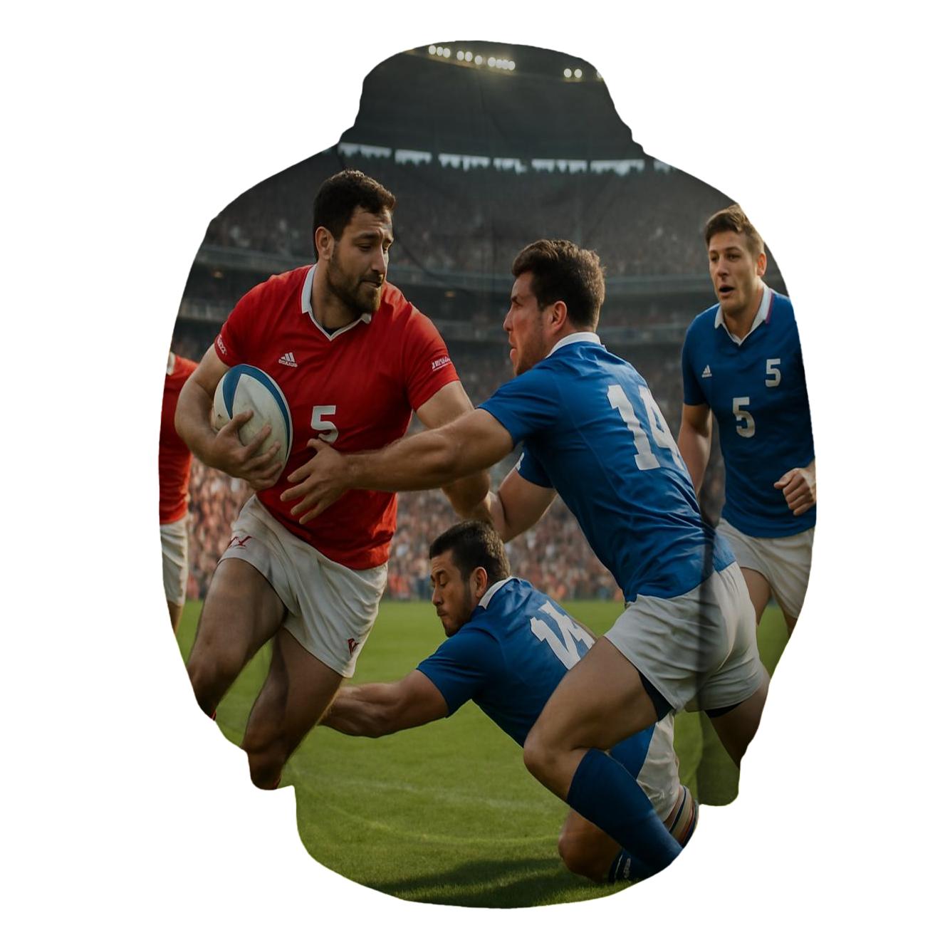 Rugby Unity Half Zip Hoodie