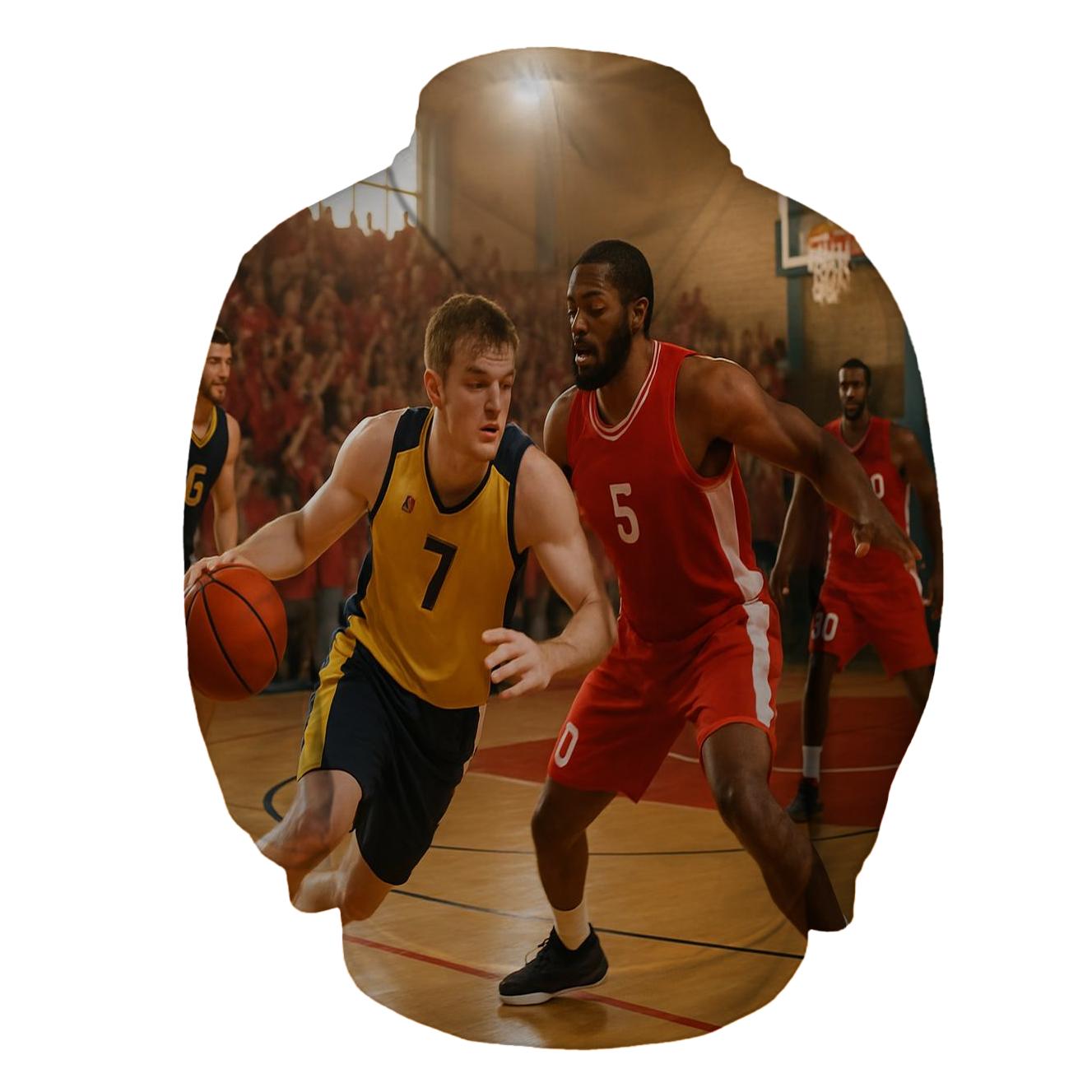 Basketball Vibes Half Zip Hoodie