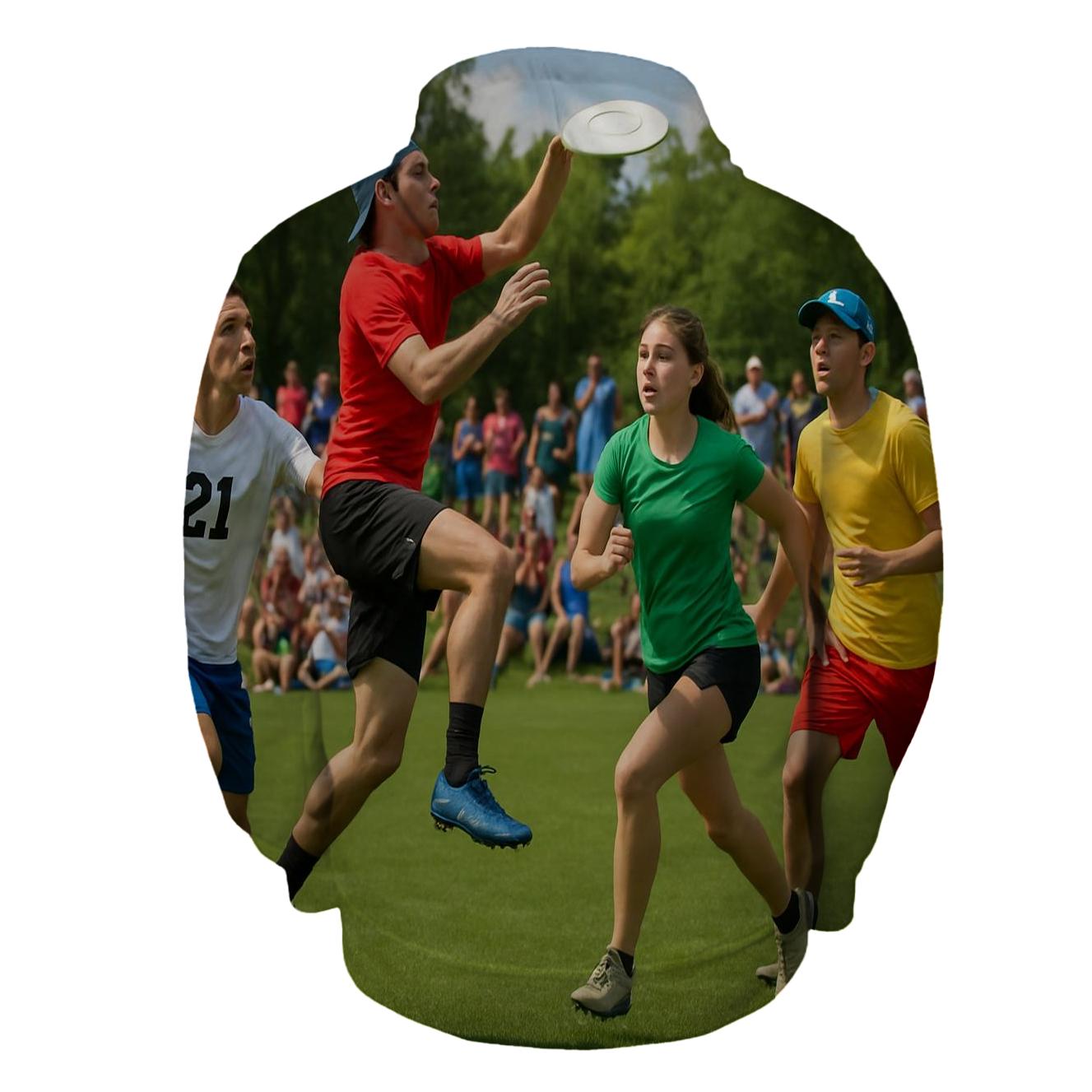 Ultimate Frisbee Half Zip Hoodie