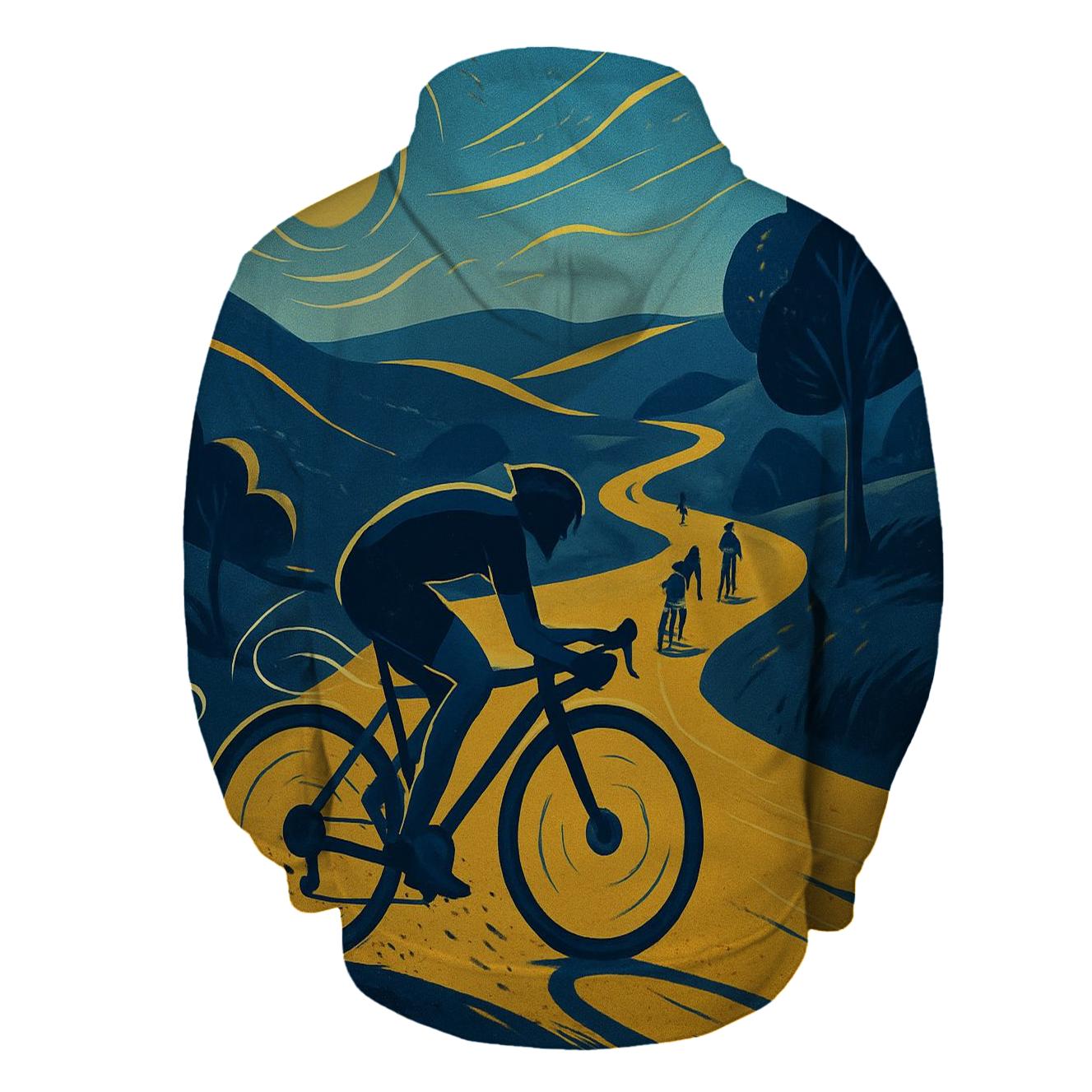 Cycling Adventure Half Zip Hoodie