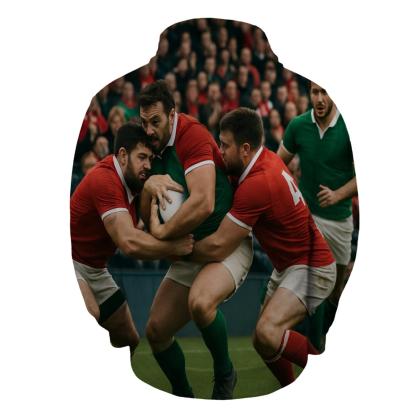 Rugby Heritage Half Zip Hoodie