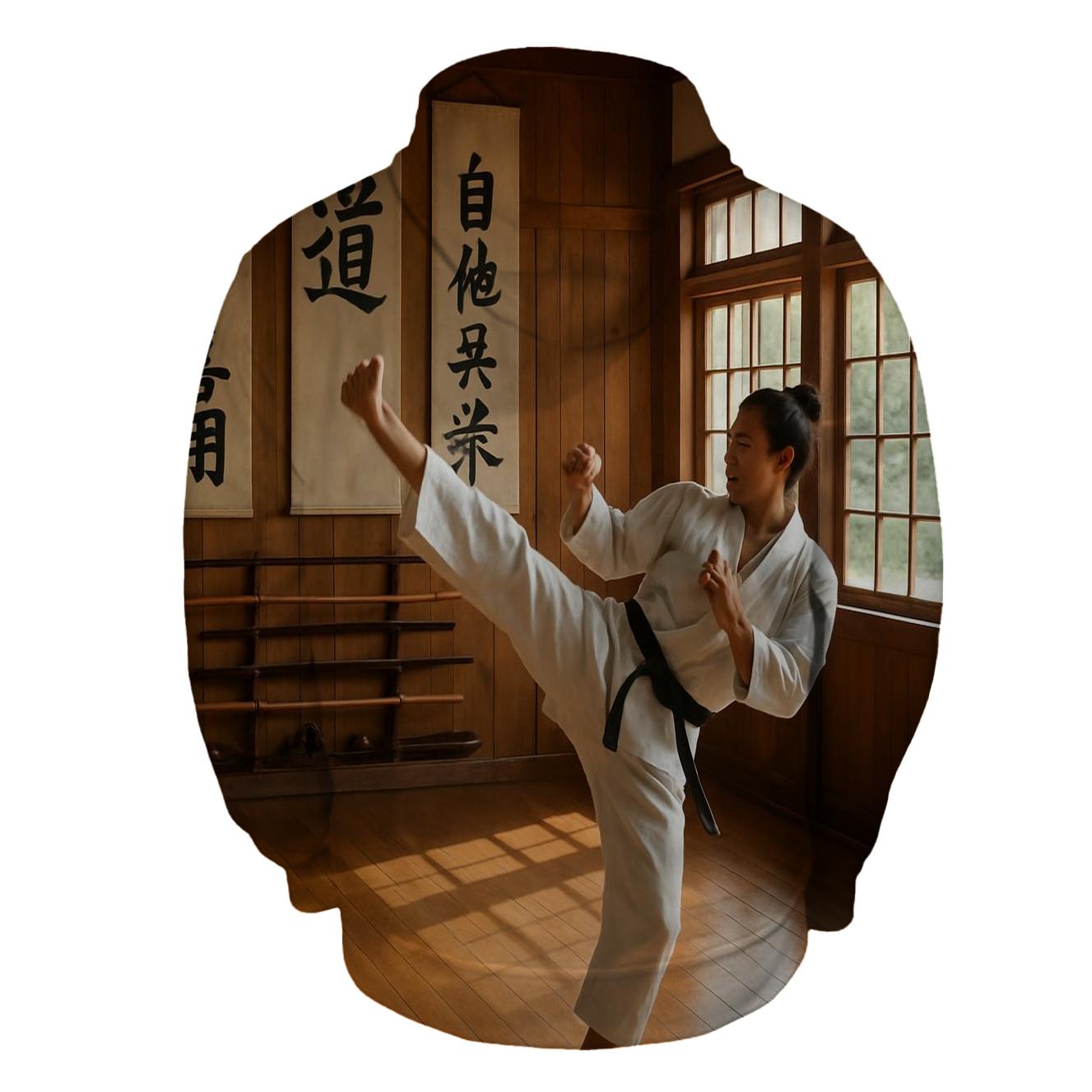 Martial Arts Mastery Half Zip Hoodie