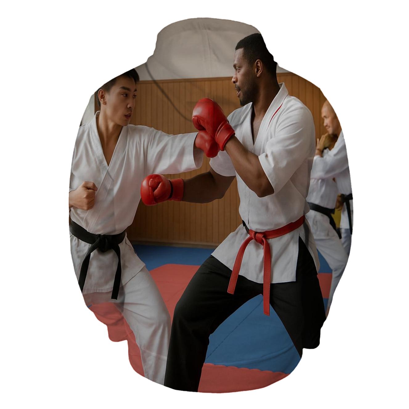 Martial Arts Discipline Half Zip Hoodie