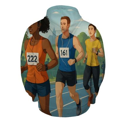 Running Track Half Zip Hoodie