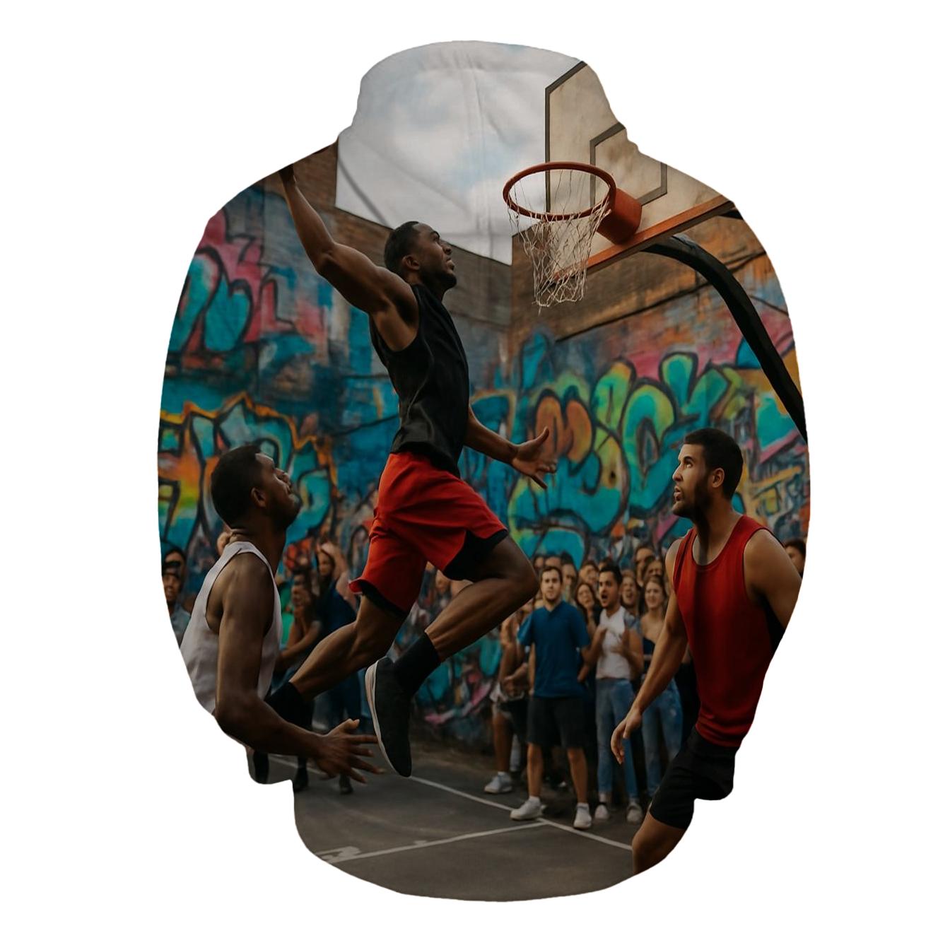Basketball Court Legends Half Zip Hoodie