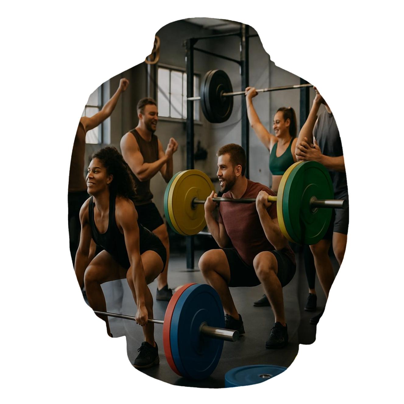 Fitness Motivator Half Zip Hoodie