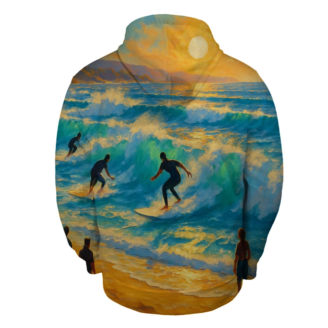 Surf Vibes Half Zip Hoodie