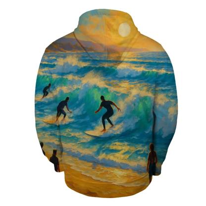 Surf Vibes Half Zip Hoodie