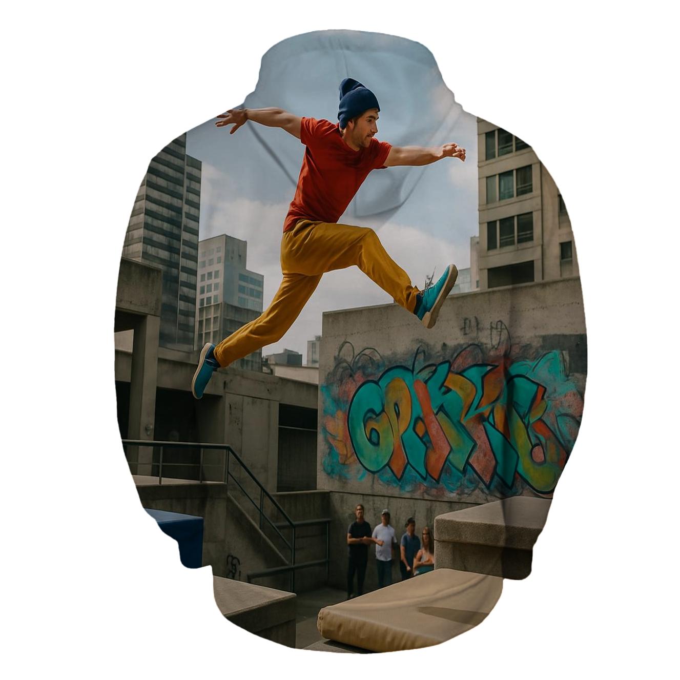 Parkour Freedom Half Zip Hoodie