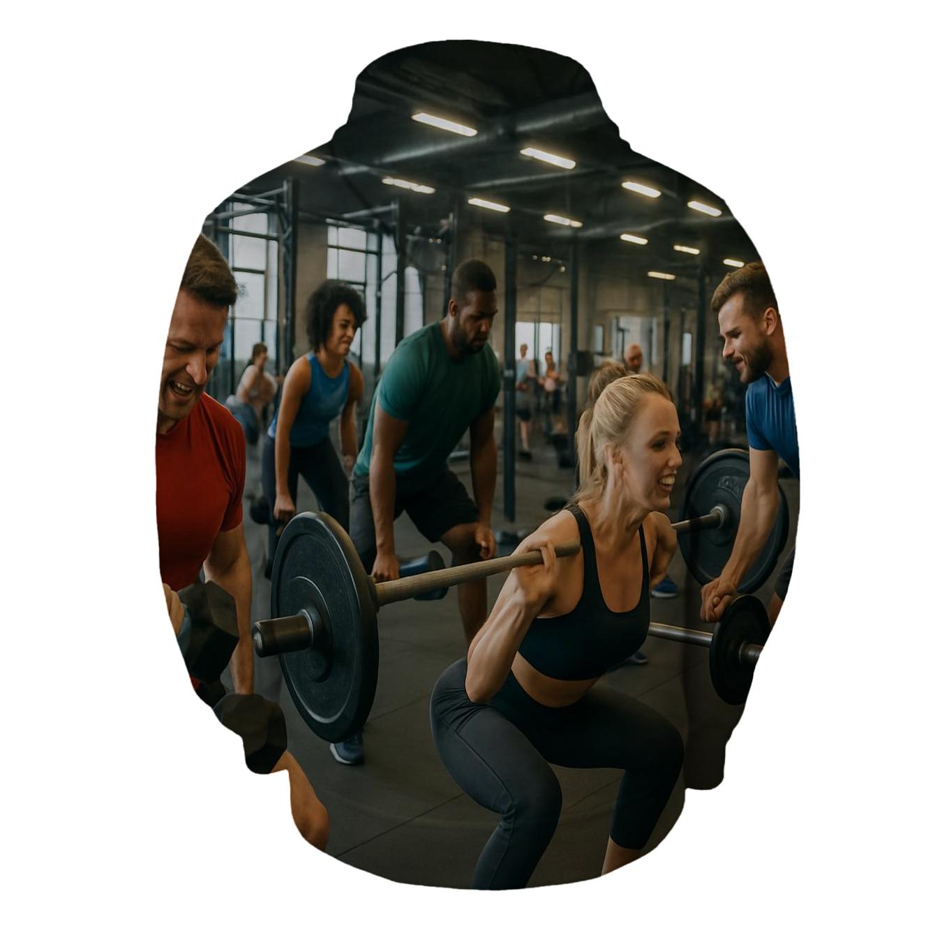 Fitness Hustle Half Zip Hoodie