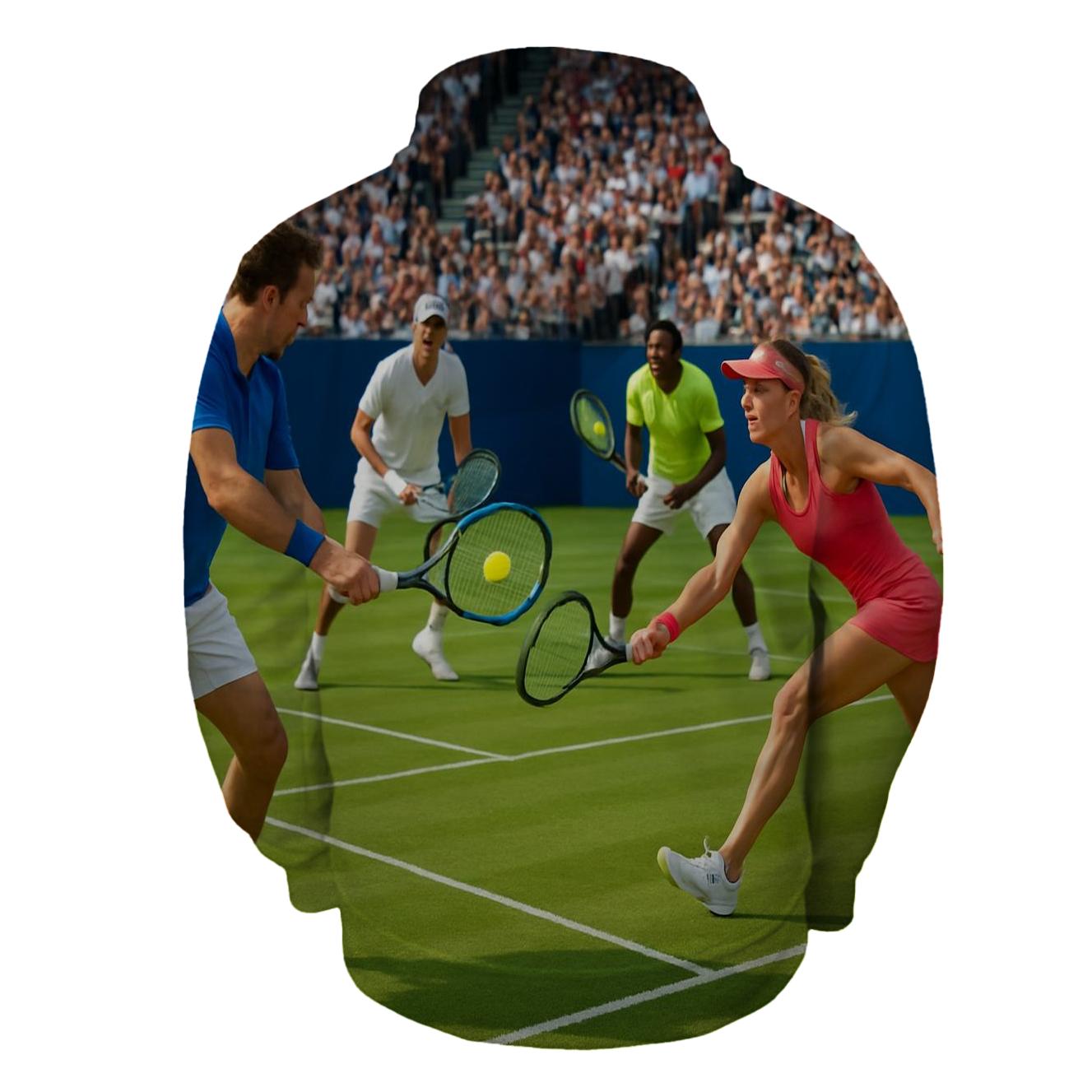 Tennis Ace Half Zip Hoodie