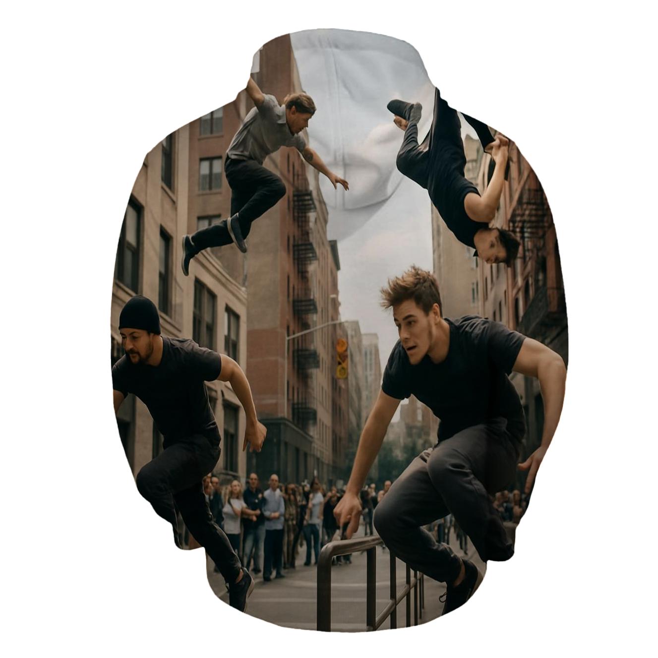 Parkour Motion Half Zip Hoodie