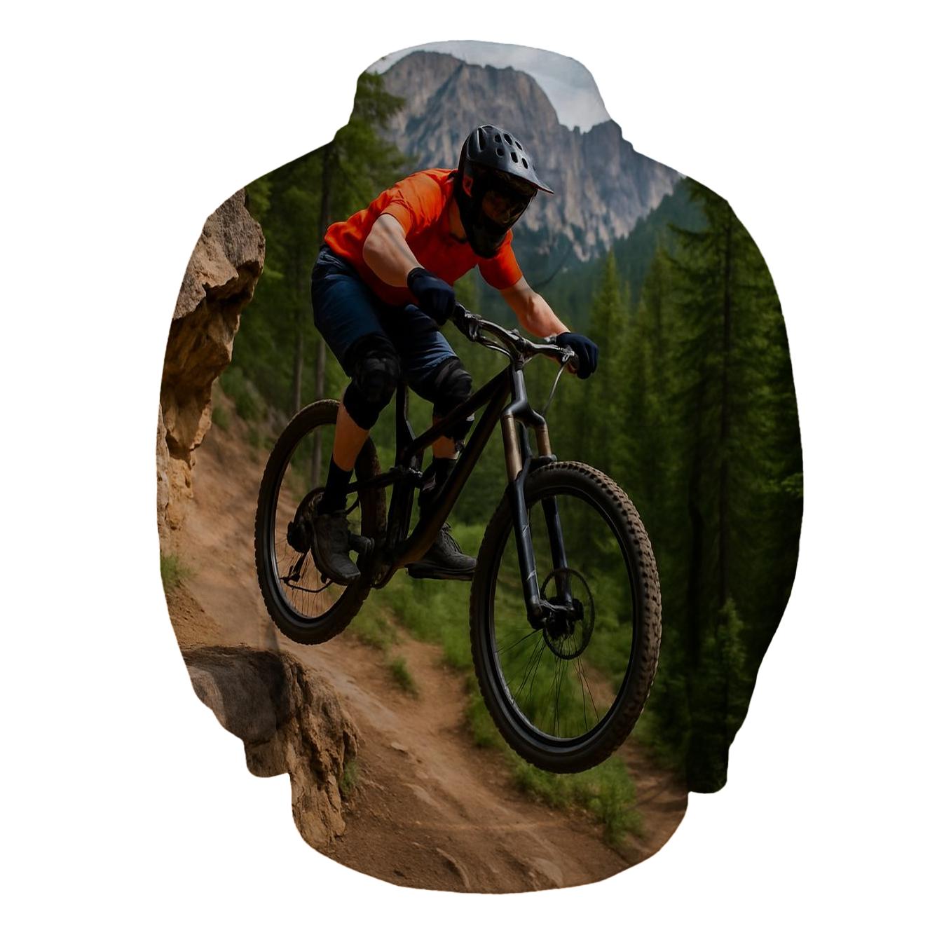 Mountain Biking Half Zip Hoodie