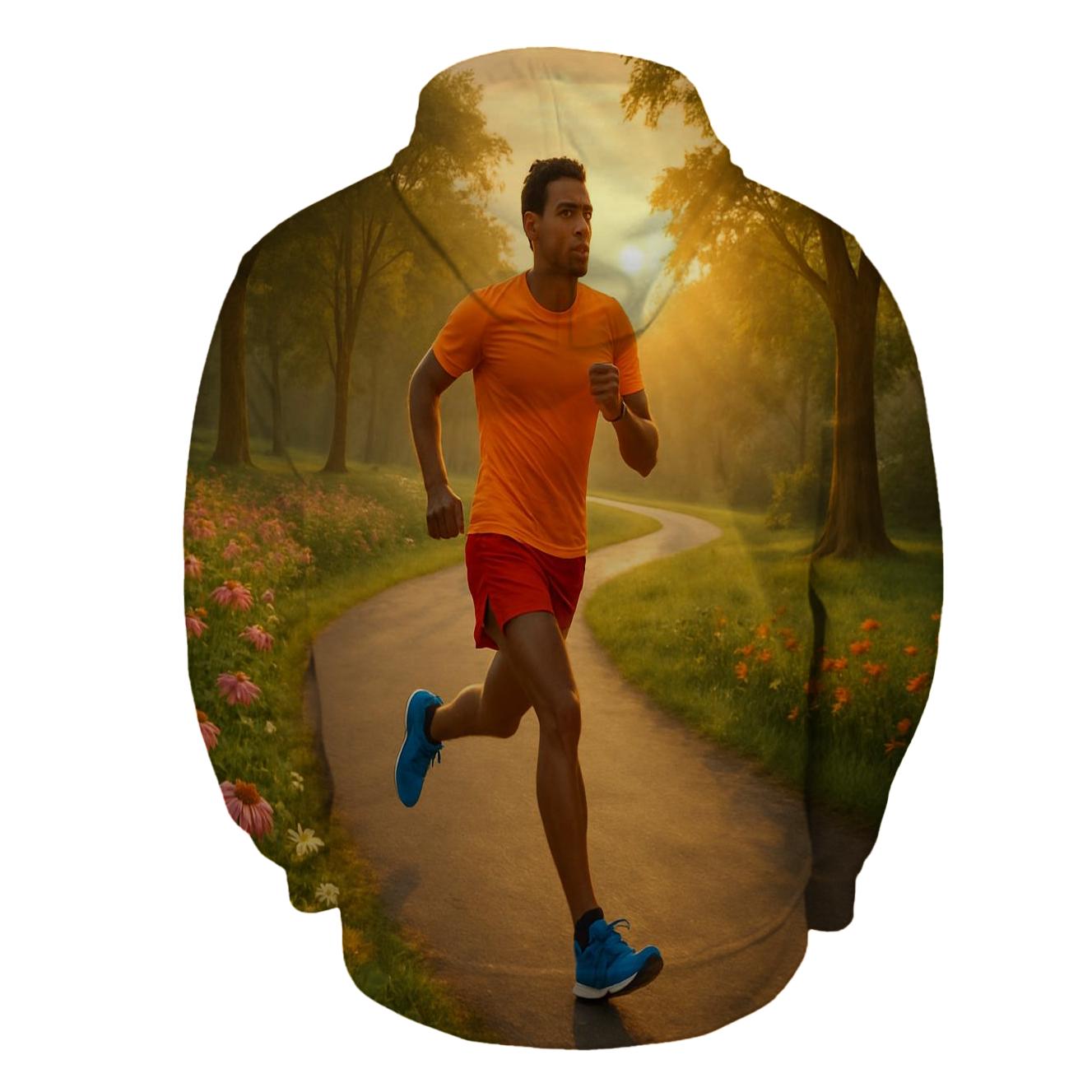 Running Stride Half Zip Hoodie