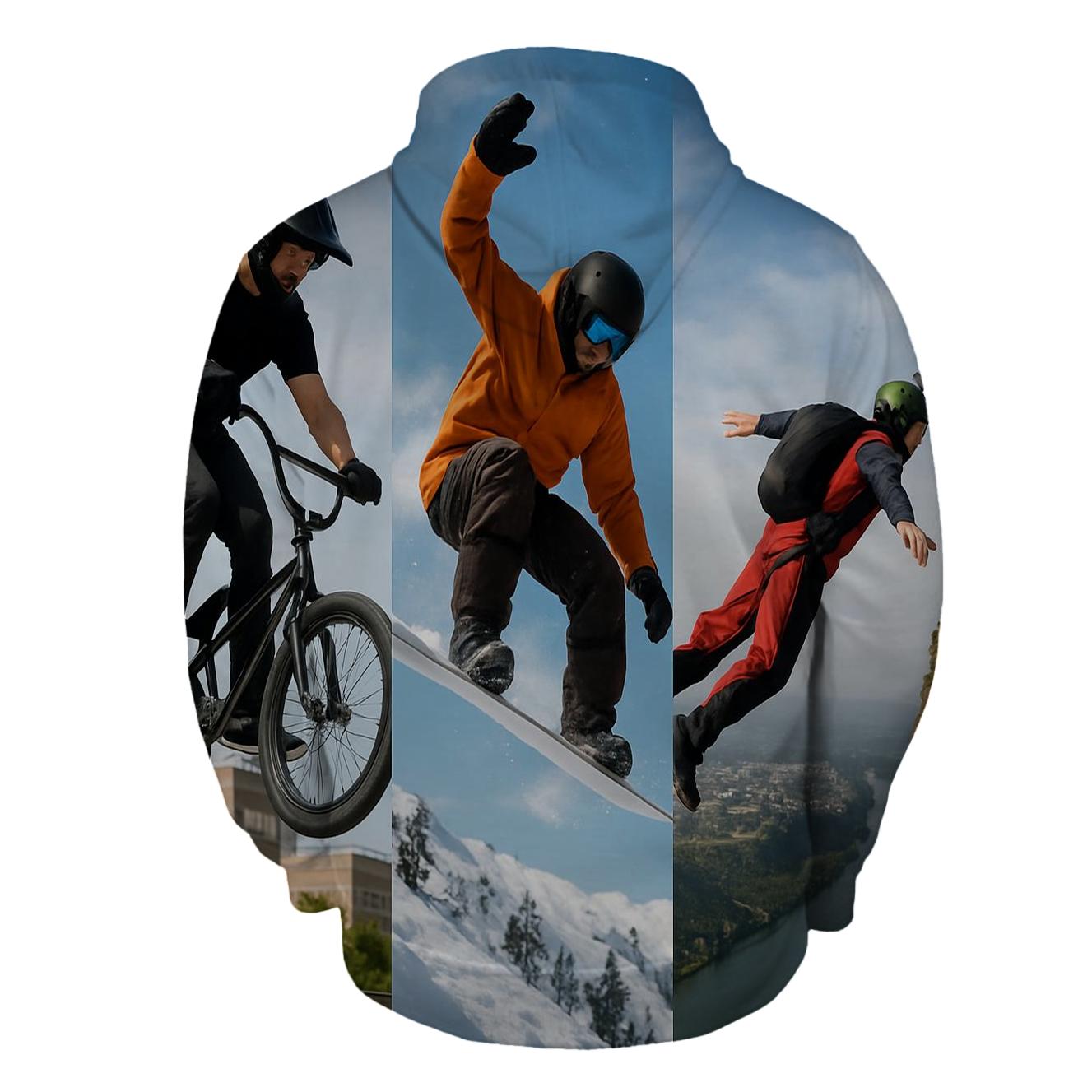 Extreme Sports Half Zip Hoodie