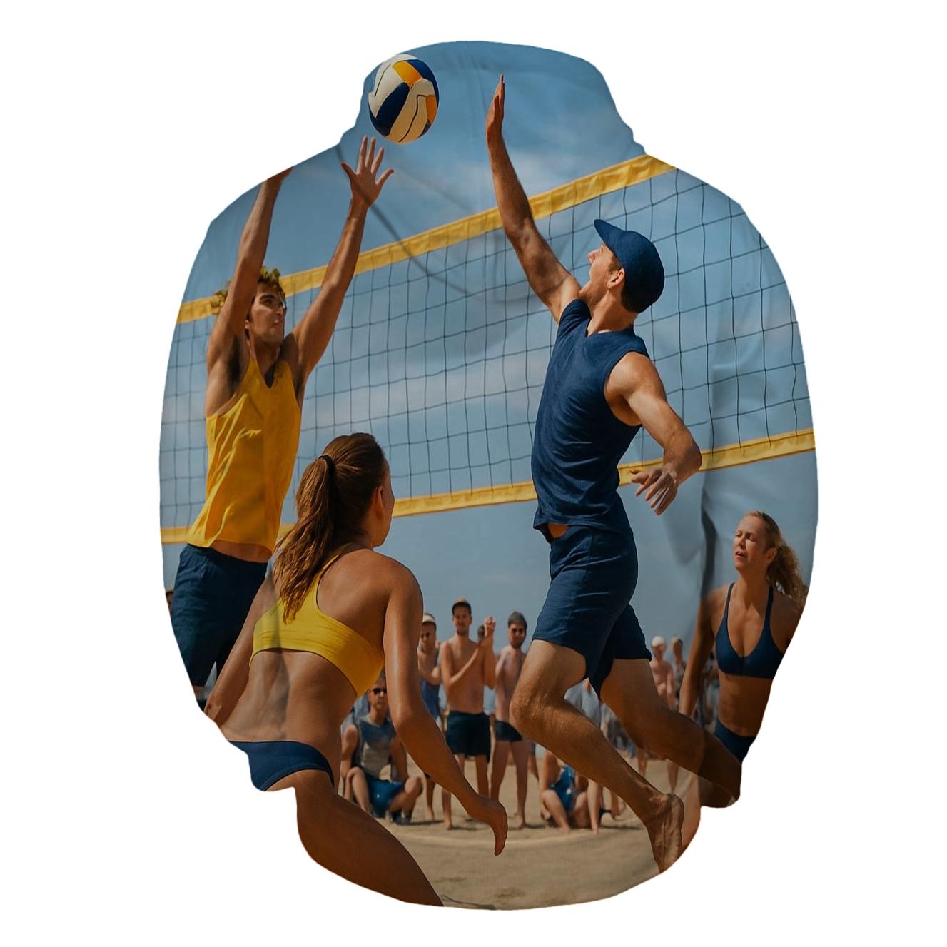 Volleyball Vibe Half Zip Hoodie