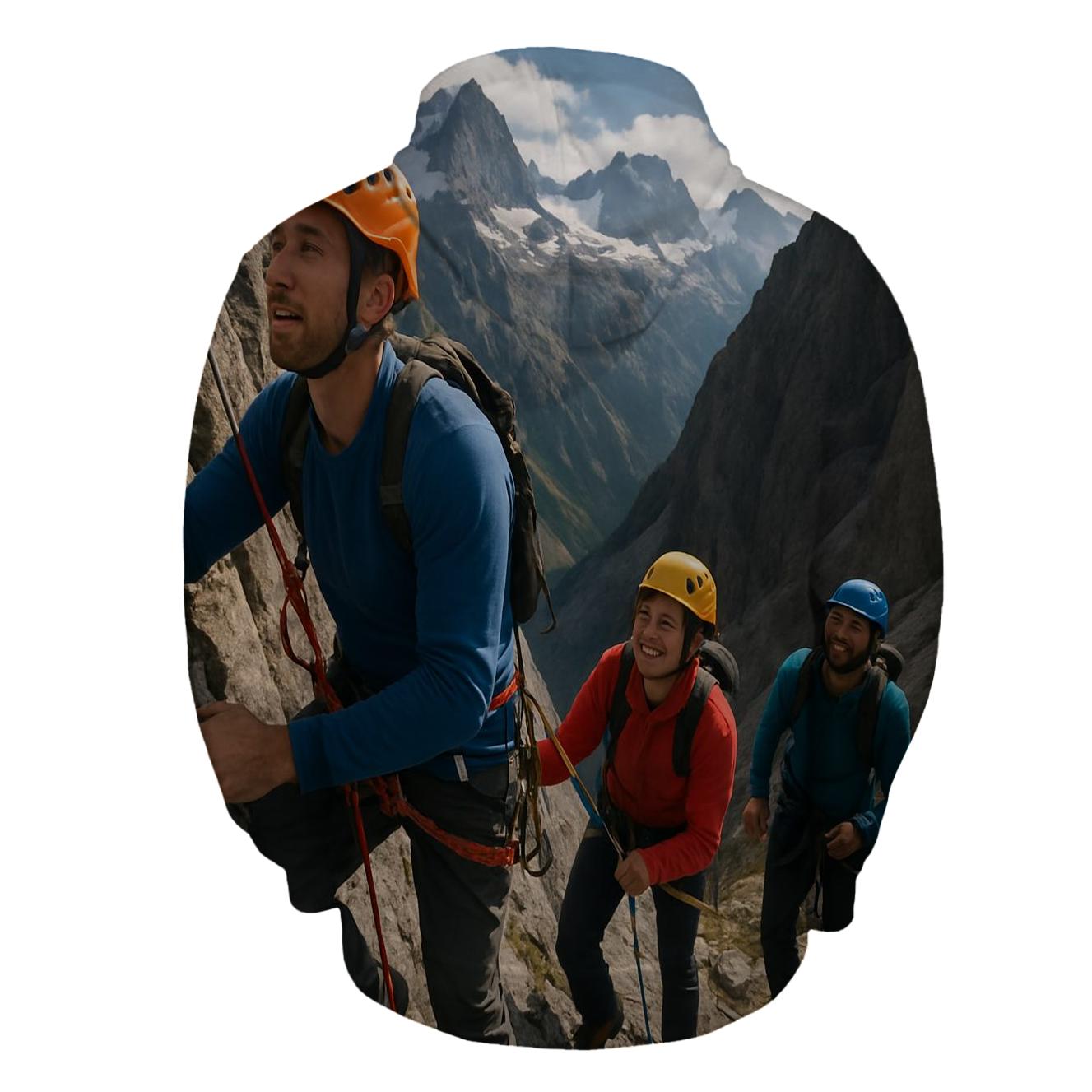 Mountain Climbing Half Zip Hoodie