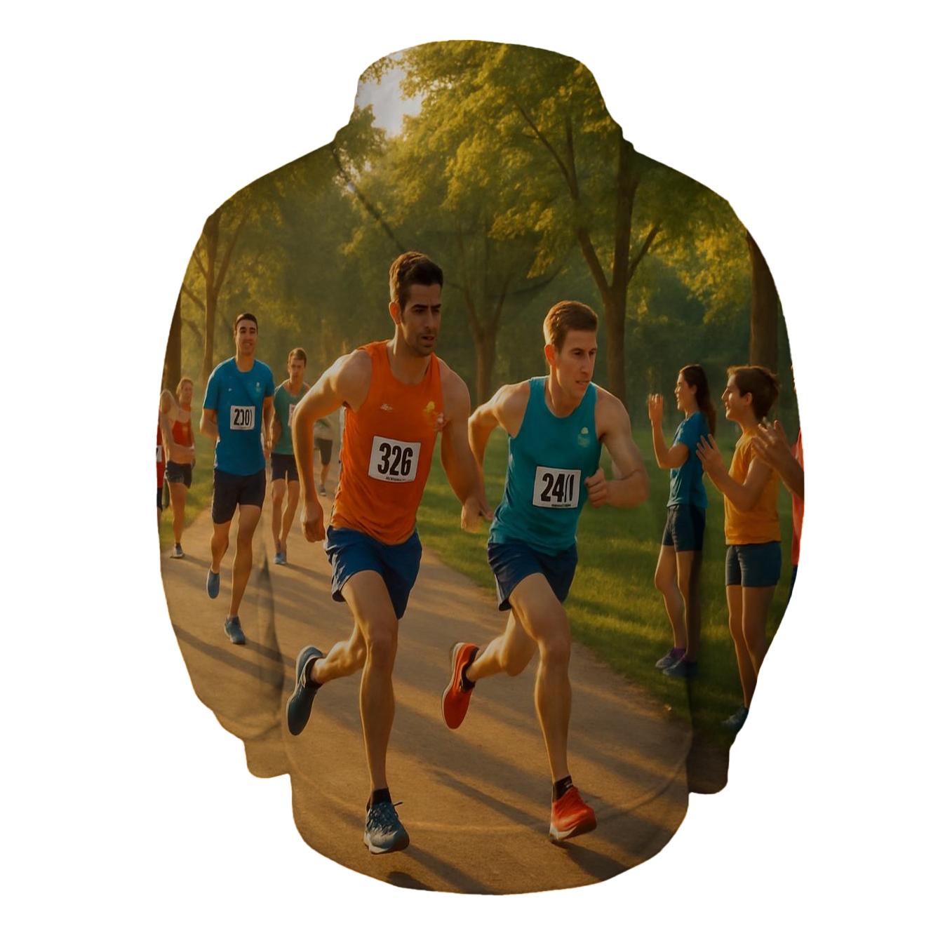 Marathon Motivation Half Zip Hoodie