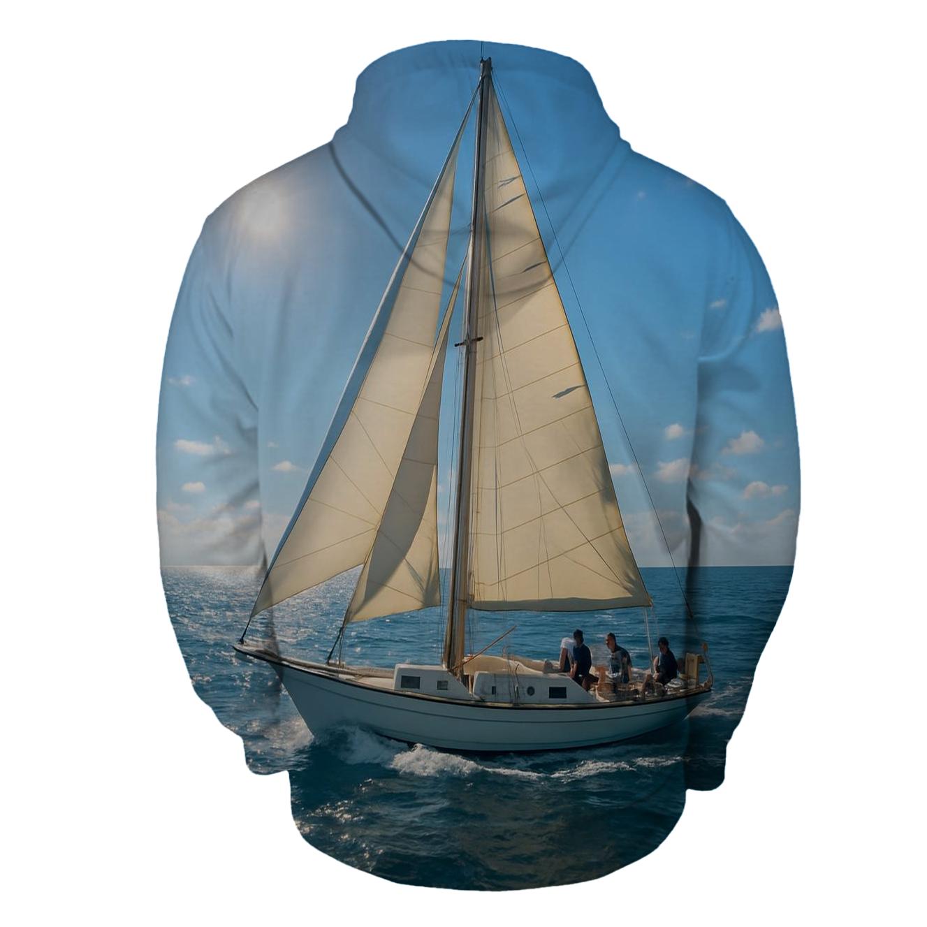 Sailing Adventures Half Zip Hoodie