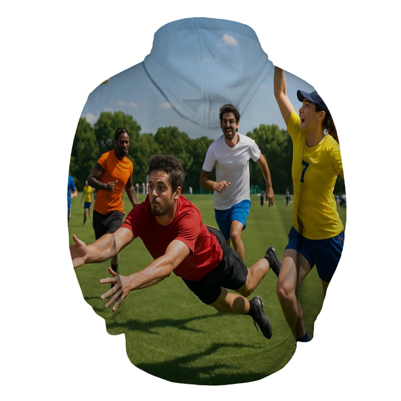 Ultimate Frisbee Energy Half Zip Hoodie