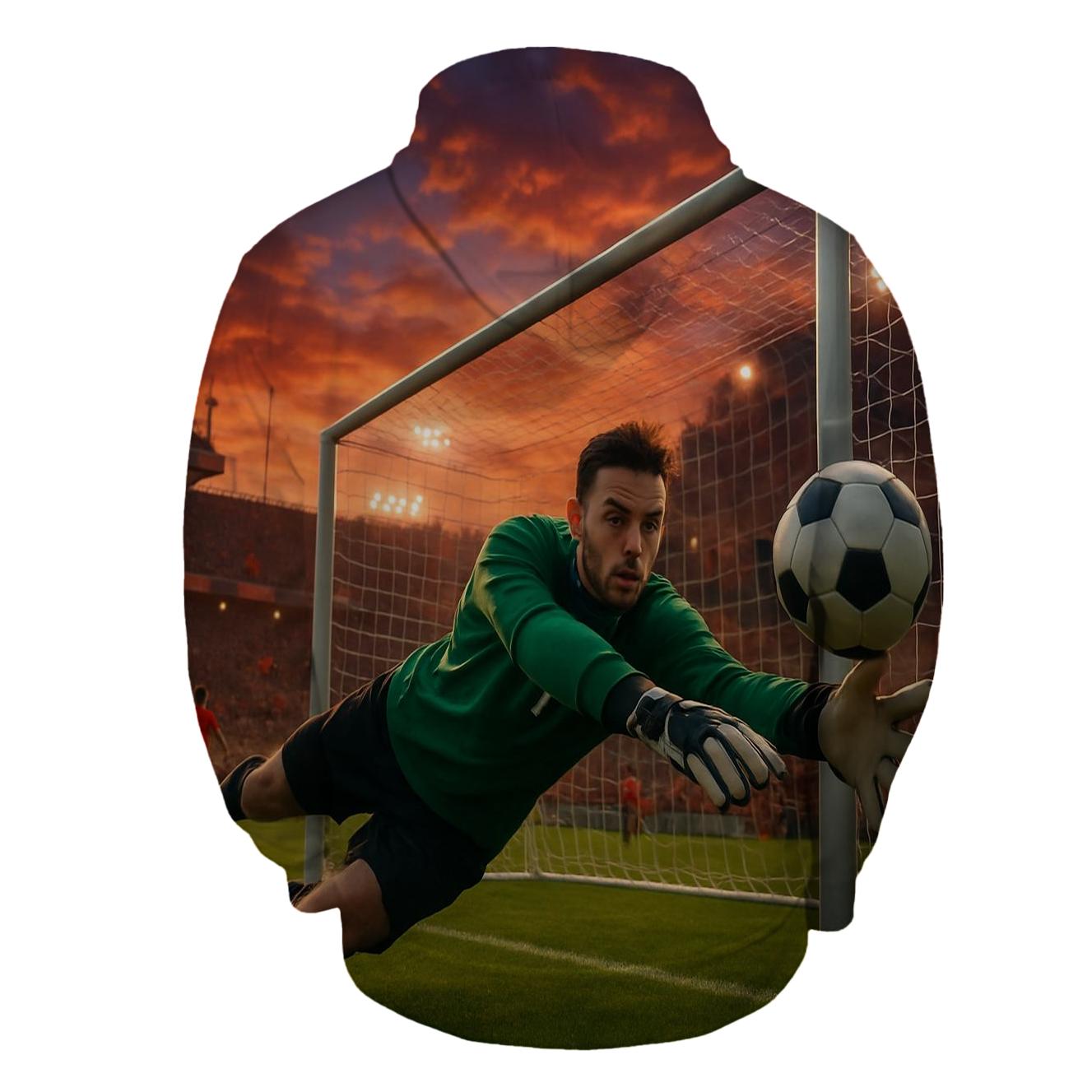 Soccer Goalkeeper Pride Half Zip Hoodie