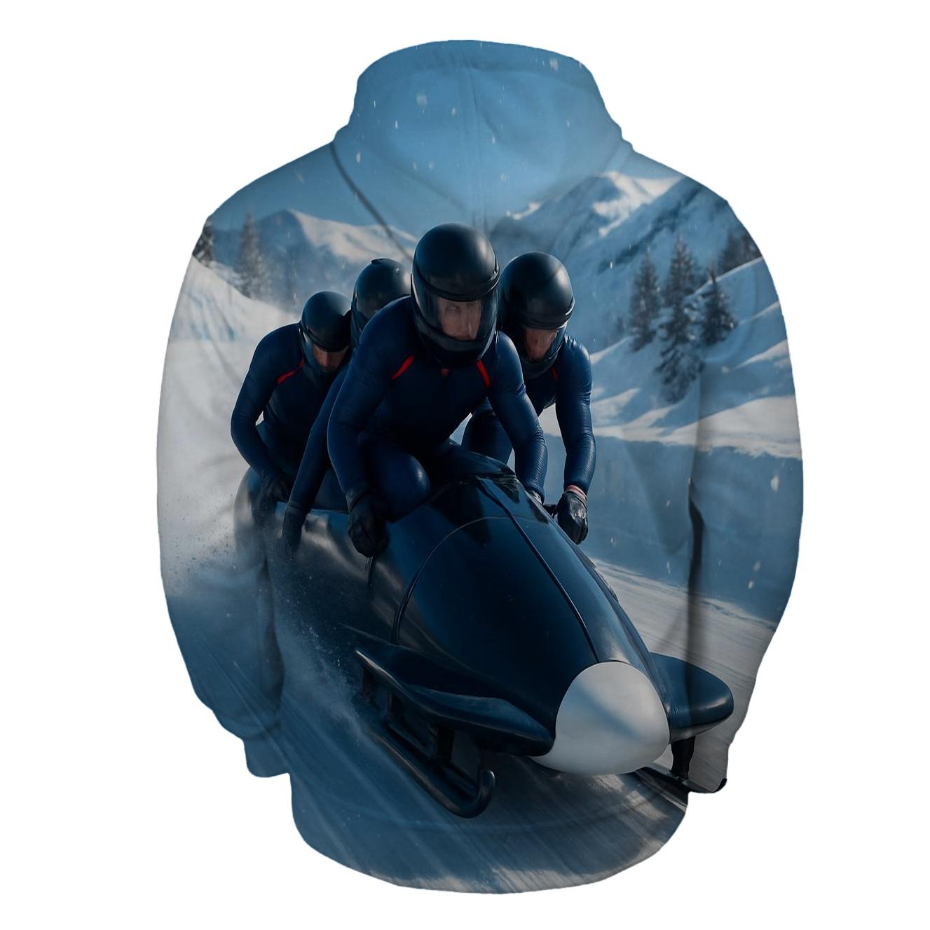Bobsled Adventure Half Zip Hoodie