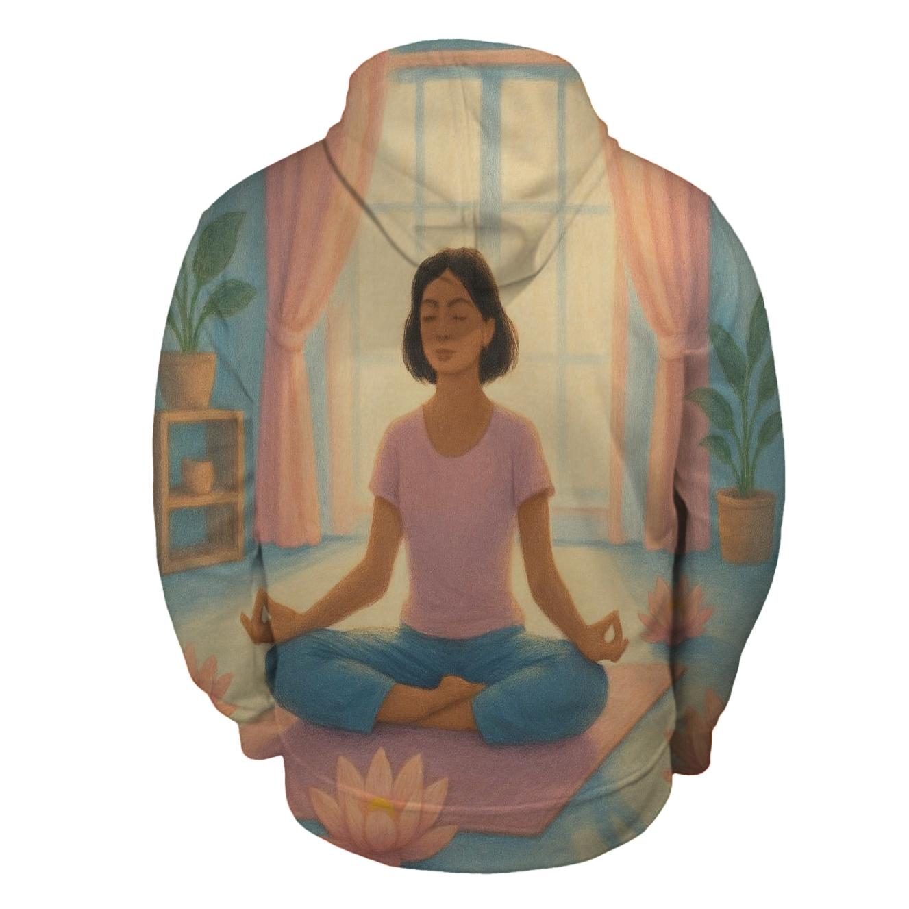 Yoga Tranquility Half Zip Hoodie