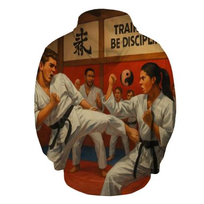 Martial Arts Spirit Half Zip Hoodie