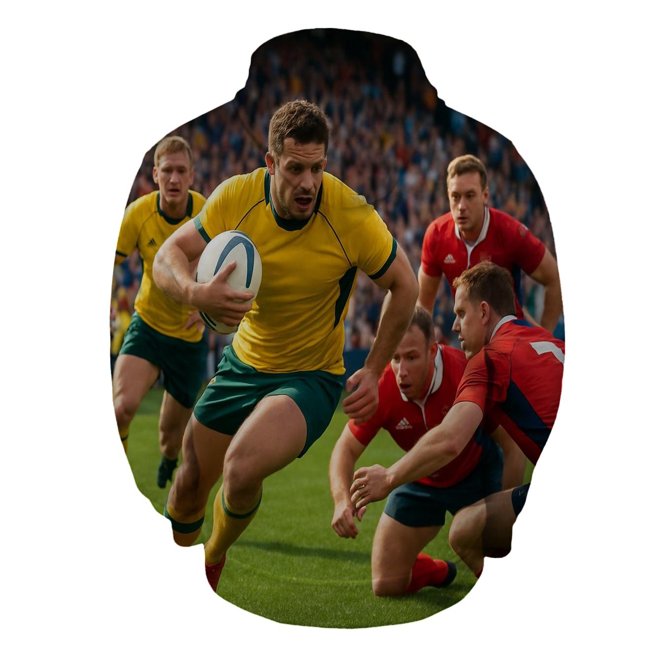 Rugby Challenge Half Zip Hoodie