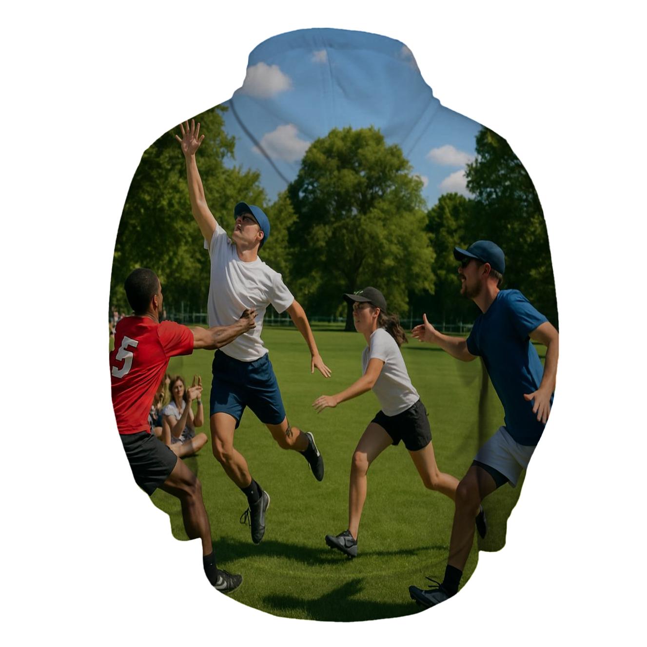 Ultimate Frisbee Style Half Zip Hoodie