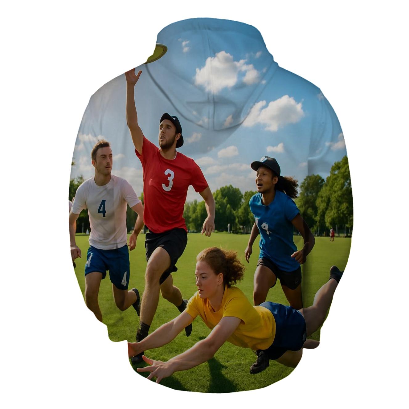 Ultimate Frisbee Spirit Half Zip Hoodie