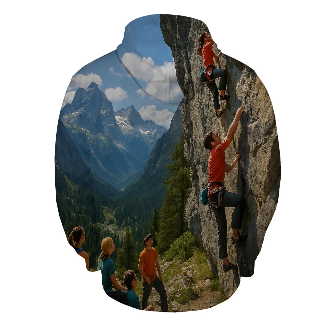 Climbing Peaks Half Zip Hoodie