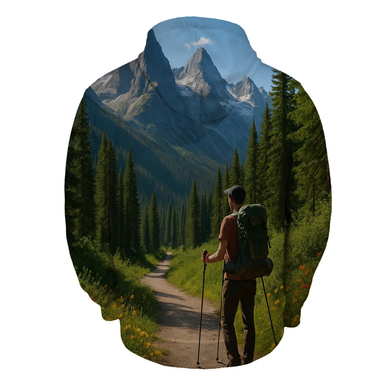 Adventure Hiking Journey Half Zip Hoodie