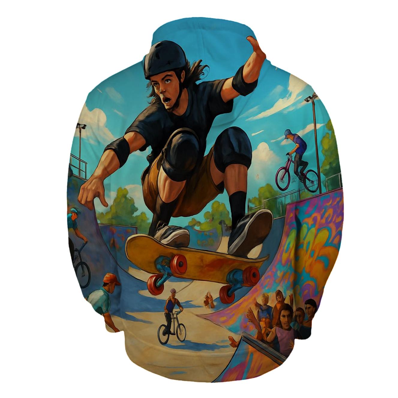 Extreme Sports Thrill Half Zip Hoodie