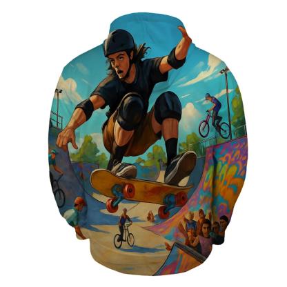 Extreme Sports Thrill Half Zip Hoodie