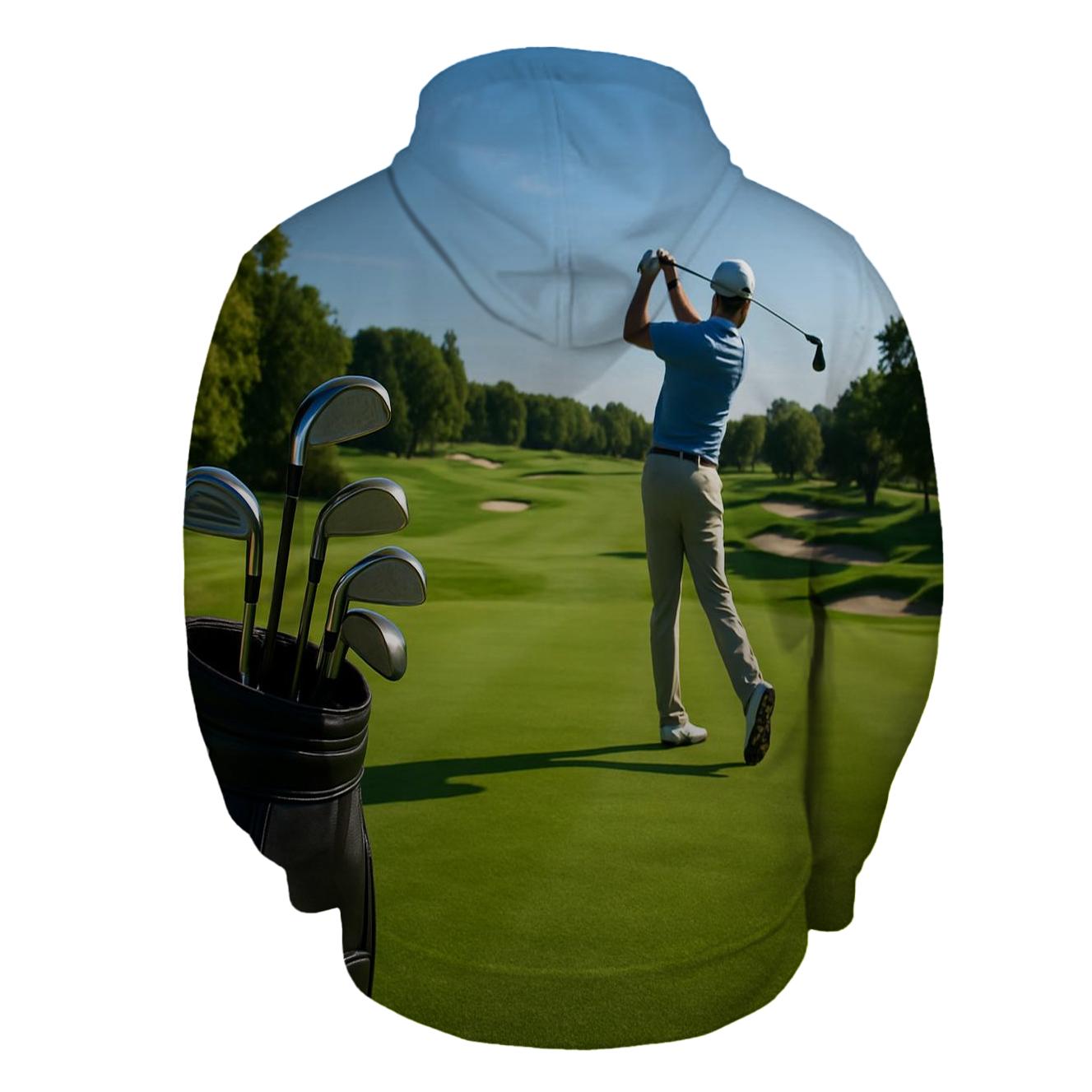 Golf Swing Half Zip Hoodie