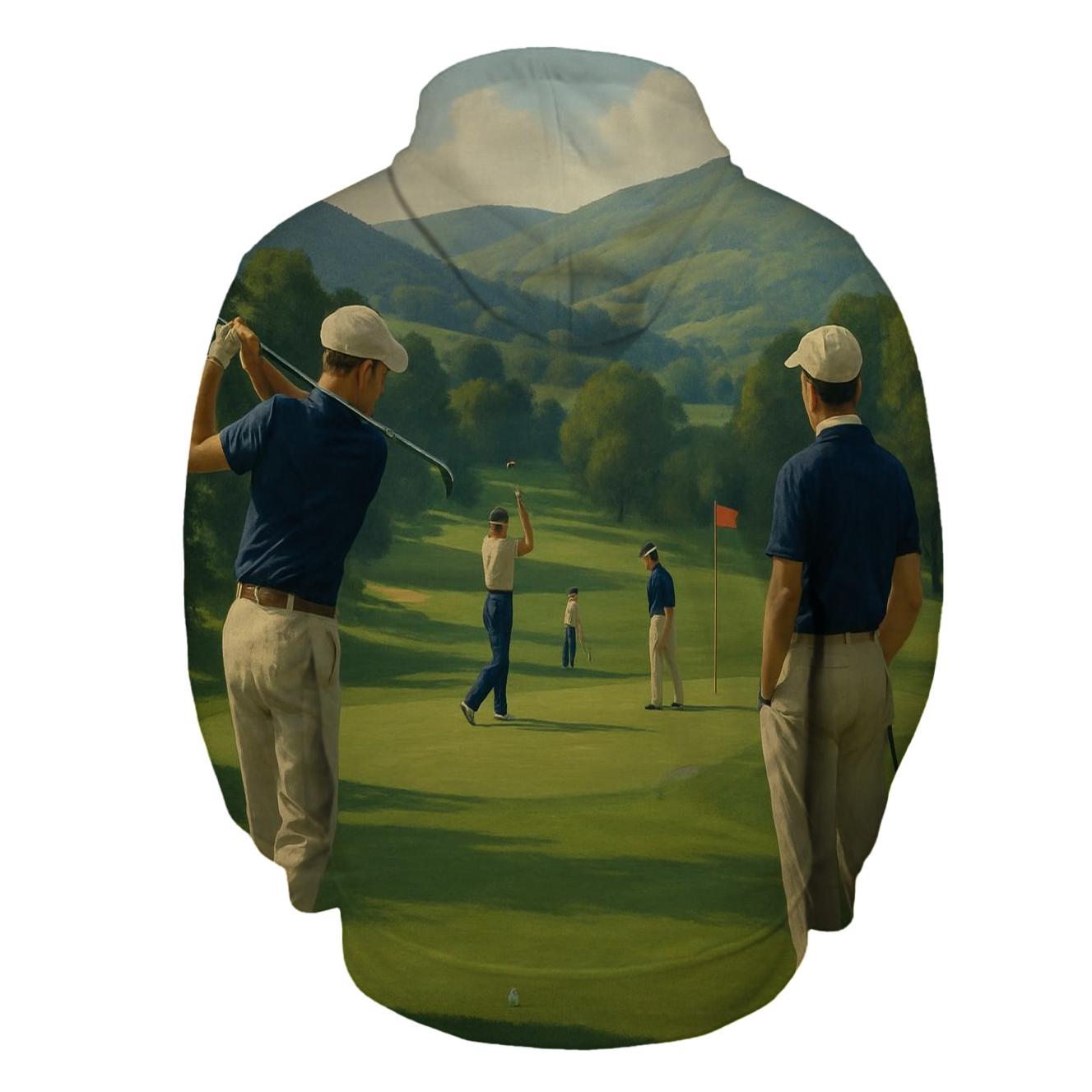 Golf Elegance Half Zip Hoodie