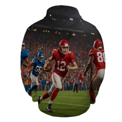 Football Frenzy Half Zip Hoodie